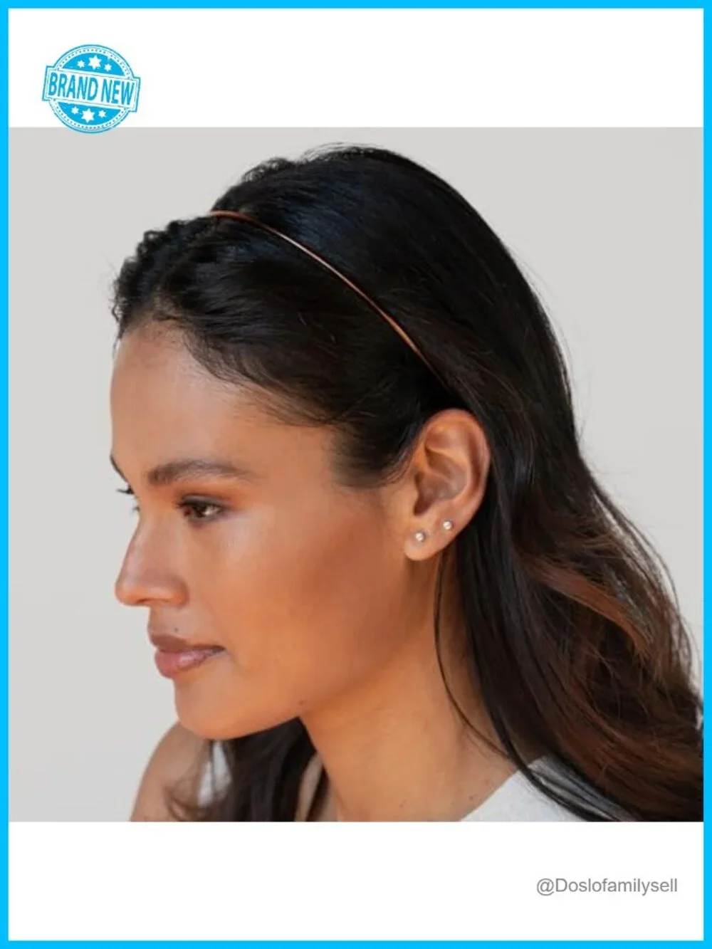 Lightweight Acetate Hair Headband for Women, Comfortable All Day Hold